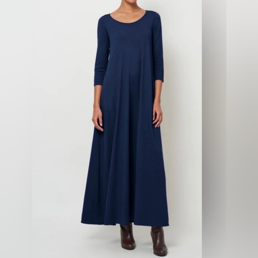 Raquel Allegra Drama Maxi Dress in Black 👗